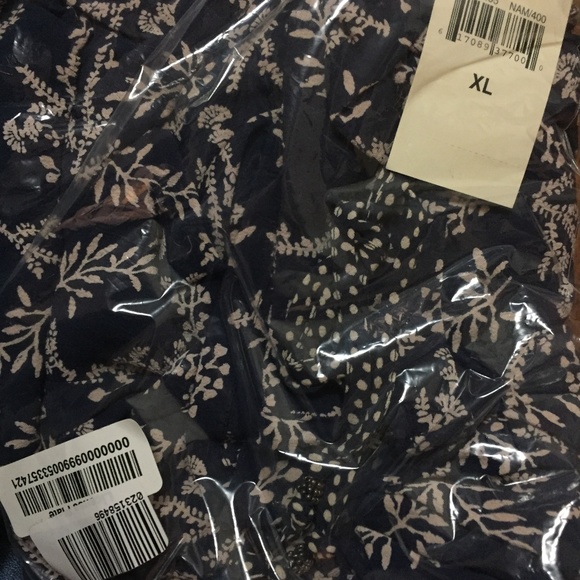 Lucky Brand Print Mix Surplice Romper - Picture 4 of 4